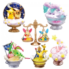 (6PCS/SET) 10CM Pokemon 2 Generation Gemstone Cartoon PVC Anime Figure Doll