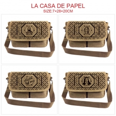 6 Styles La Casa De Papel/Money Heist Cartoon Anime Canvas Shoulder Crossbody Bag