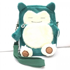 Pokemon Snorlax Cartoon Anime Plush Bag
