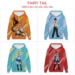 6 Styles Fairy Tail Cartoon Anime Hooded Hoodie