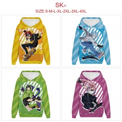 6 Styles SK8 the Infinity Cartoon Anime Hooded Hoodie