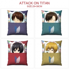 4 Styles 29x38CM Attack on Titan/Shingeki No Kyojin Anime Plush Pillow