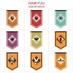 9 Styles 90x60CM Haikyuu Decoration Flag