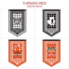 6 Styles 90x60CM Turning Red Decoration Flag