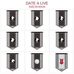9 Styles 90x60CM Date A Live Decoration Flag