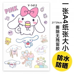 笔记本贴纸电动车汽车旅行拉杆行李箱包潮牌贴画大耳狗玉桂狗杯贴