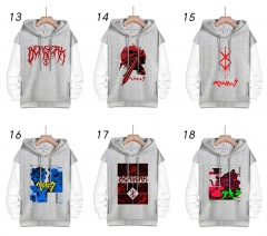 42 Styles Berserk Anime Hooded Hoodie
