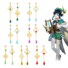 6 Styles Genshin Impact Venti Anime Earring