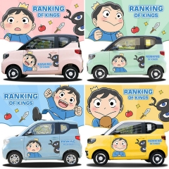 车贴迷你马卡龙国王排名波吉装饰车身贴纸QQ冰淇淋