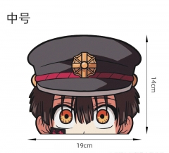 地缚少年 二次元日本动漫车身车贴创意汽车装饰贴纸电动汽车车窗后车窗贴纸