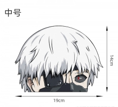 东京食尸鬼 二次元日本动漫车身车贴创意汽车装饰贴纸电动汽车车窗后车窗贴纸