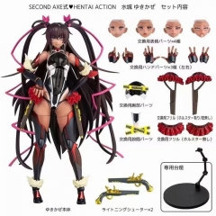 Native Second Axe对魔忍 第二弹水城雪风可动美少女手办，现货到货，重280克，一件42个，【送孕肚包】1