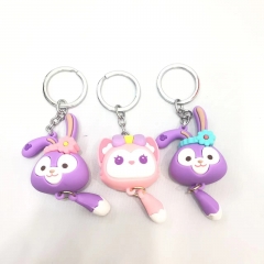 5 Styles Disney Stellalou Anime Keychain