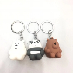 3 Styles We Bare Bears Anime Keychain