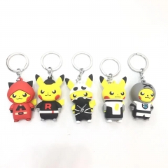 14 Styles Pokemon Pikachu Anime Keychain
