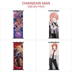 60*170CM 6 Styles Chainsaw Man Wallscrolls Anime Wall Scroll