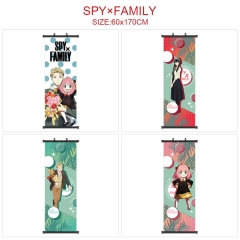 60*170CM 6 Styles Spy×Family Wallscrolls Anime Wall Scroll