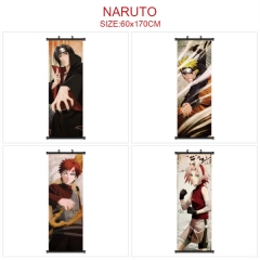 60*170CM 5 Styles Naruto Wallscrolls Anime Wall Scroll