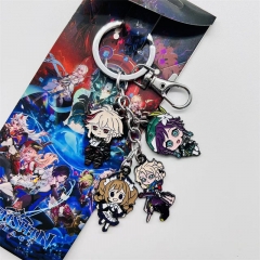 3 Styles Genshin Impact Cosplay Cartoon Anime Alloy Keychain