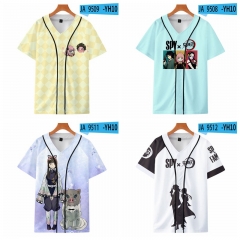 YH10-薄款棒球服  鬼灭之刃联名间谍过家家-3D新品