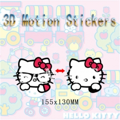 hello kitty 3D渐变贴纸