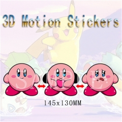 星之卡比  3D渐变贴纸