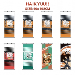 40*102CM 11 Styles Haikyuu Wallscrolls Anime Wall Scroll