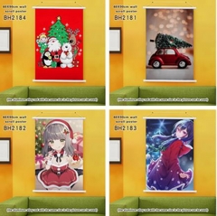 5 Styles (60X90CM) Christmas Day Cosplay Wall Scroll Anime Wallscroll