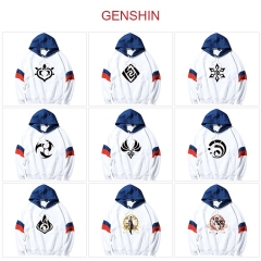 13 Styles Genshin Impact Cartoon Anime Hoodie