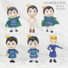 6款/套 国王排名波吉王子卡通动漫 戴达 卡克玩具 手办模型公仔摆件