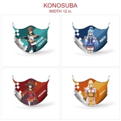 6 Styles Kono Subarashii Sekai ni Shukufuku wo Color Printing Anime Mask