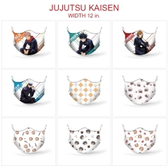 9 Styles Jujutsu Kaisen Color Printing Anime Mask