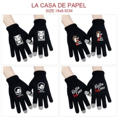 6 Styles La Casa de Papel /Money Heist Cartoon Anime Gloves