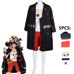 2022电影版海贼王Red路飞cos服 日漫万圣节漫展角色扮演cosplay服