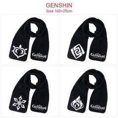7 Styles Genshin Impact Cartoon Anime Scarf