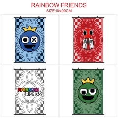 60*90CM 6 Styles Rainbow Friends Anime Wall Scroll