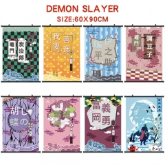 60*90CM 8 Styles Demon Slayer: Kimetsu no Yaiba Anime Wall Scroll