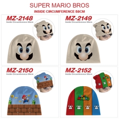 5 Styles Super Mario Bro Cosplay Cartoon Thick For Winter Hat Warm Decoration Anime Hat