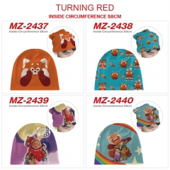 4 Styles Turning Red Cosplay Cartoon Thick For Winter Hat Warm Decoration Anime Hat