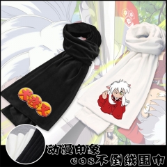 22 Styles Inuyasha Anime Cartoon Anime Double-Sided Mink Fleece Scarf