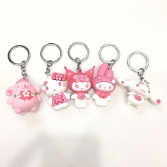 5 Styles My Melody Kuromi Anime Figure Keychain