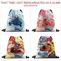 4 Styles That Time I Got Reincarnated as a Slime Cosplay Cartoon Anime Drawstring Bags