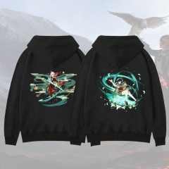 20 Styles Genshin Impact Cartoon Anime Thick Hoodie