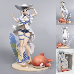 明日方舟 斯卡蒂 海滨夏日Ver. 手办摆件，一件24个，高约25cm，外盒尺寸：23X18X27cm 重量：643g