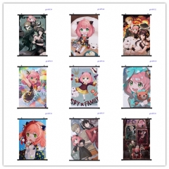 15 Styles 2 Sizes SPY X FAMILY Wallscrolls Waterproof Anime Wall Scroll