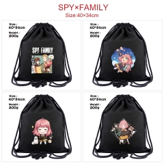 7 Styles SPY×FAMILY Anime Canvas Drawstring Bag