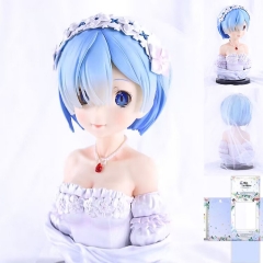 婚纱蕾姆半身像 重量0.8KG 高21CM 彩盒20X15X30CM 装箱30PCS