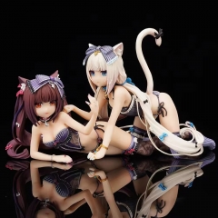 2 Styles 10CM Nekopara Chocolat Vanilla Sexy Girl Anime Action Figure Toy