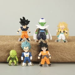 6PCS/SET 7CM Dragon Ball Z 4 Generation Cartoon PVC Anime Figure (Opp Bag)