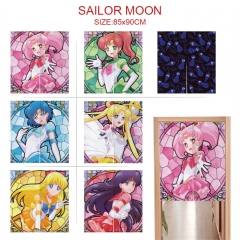14 Styles 85*90CM Pretty Soldier Sailor Moon Cartoon Color Printing Anime Door Curtain